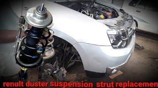 renault duster suspension strut replacement procedure