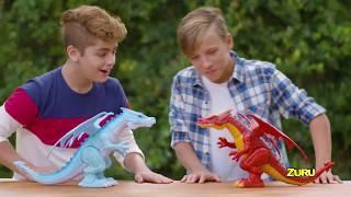 NEW from ZURU Robo Alive  Fire Breathing & Ice Blasting Dragons  They Roar Like Real Dragons