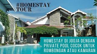 HOMESTAY DI JOGJA DENGAN PRIVATE POOL COCOK UNTUK ROMBONGAN ATAU KAMARAN  WATUSAMAN HOMESTAY