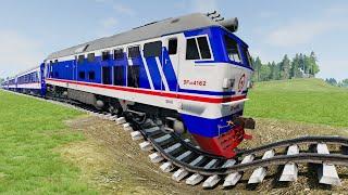 Trains Vs Potholes #34 – BeamNG Drive