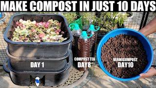 How To Make Compost  IN 10 DAYS