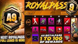 A9 Royal Pass 1 To 100 Rp 3D Rewards  M249 Upgradable Skin In Bonus pass  PUBGM