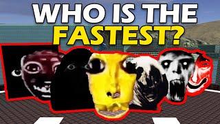 Who is The FASTEST Nextbot?  Garrys Mod