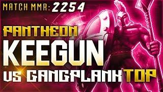 S8  Keegun Pantheon vs Gangplank TOP  High Elo Ranked League of Legends