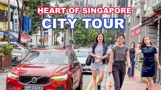 Heart of Singapore  Singapore City Tour  Telok Ayer  Amoy  Flower Dome  Borealis 