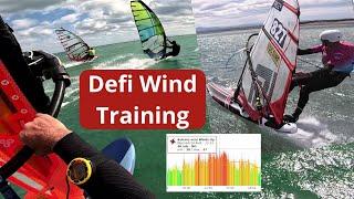 Last Defi Wind training in again 3040 knots and even 47 gust