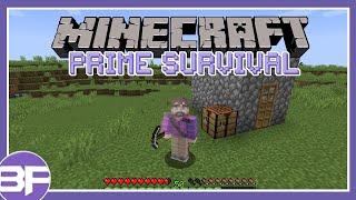 Day 1 in Minecraft - Prime Survival Ep.1