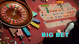 LIVE TABLE ROULETTE BIGGEST BET CHIPS 100$ Hot SESSION BIG WIN  ️ 2024-07-13