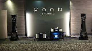 MOON by SIMAUDIO 891 NWP and Pre 861 amp   Estelon  XB MKII - Montreal Audiofest 2024