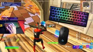 Wooting 60HE Chill  Keyboard & Mouse Sounds ASMR  Fortnite Gameplay