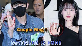 KIM SOO HYUN ARRIVES AT GIMPO AIRPORT  KIM JI WON S REVELATION ABOUT THEIR DATING SHOCKED FANS 
