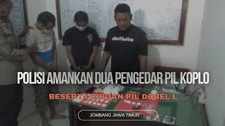 JOMBANG-POLISI T4NGK4P DU4 PENGED4R PIL K0PL0 DAN SIT4 RIBU4N PIL D0BEL L.@jejakberitatv 