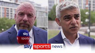 Could WrestleMania be held in London?  Sadiq Khan holds talks with Triple H