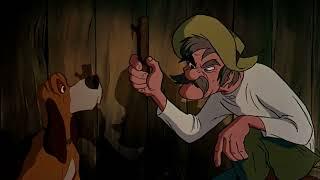 The Fox and the Hound 1981  Chief leg hurt and Amos Slade plotting.