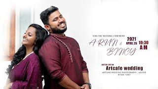 Arun ️ Bincy  I Save the Date   I 26  April 2021  I Artcafe weddings