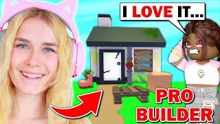 I Built UGLY HOMES For PRO Builders In Adopt Me Roblox