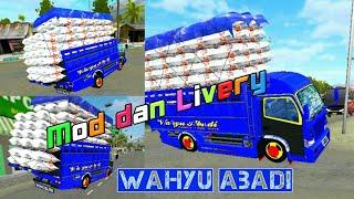 Mod dan Livery truck center Wahyu Abady