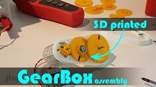 3D Printed Gearbox for RC Motor