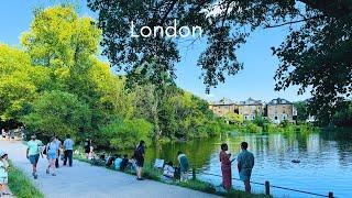 Heatwave In London  HAMPSTEAD HEALTH WALK  Heath Pond  Kenwood House  2024  4K