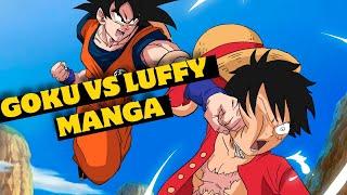 Luffy vs Goku  Dragon Ball x One Piece Manga Part 2 Hindi