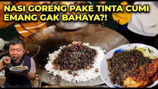 NASI GORENG PAKE TINTA CUMI WARNANYA HITAM TAPI GAK AMIS SAMA SEKALI