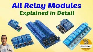 1 Channel to 16 Channel - All Relay Modules Explained and Reviewed in Detail  5V DC Relay Modules