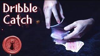 Catch a selected card while they are falling - Dribble catch card trick - Difficult level 