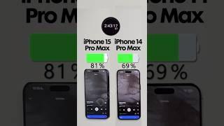 iPhone 15 Pro Max vs. 14 Pro Max Battery TestFull video on my channel