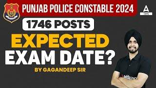 Punjab Police Constable Exam Date 2024  Punjab Police Constable Expected Exam Date?