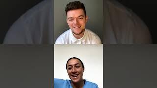 Live instagram video with Lucy Bronze at Motdmag English