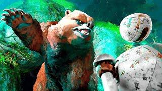 THE WILD ROBOT Bear Vs Robot Fight Scene Trailer NEW 2024