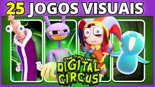  25 JOGOS VISUAIS  DIGITAL CIRCUS  Só quem é fã vai acertar tudo #buuquiz #quiz #digitalcircus