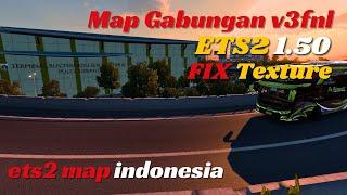 SHARE NEW Fix Map Gabungan v3fnl Suport Convoy 128 player ETS2 1.50