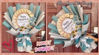 Tutorial Buket Uang Kipas Cocok untuk Kado Buket Uang kipas Bulat Mix Bunga  Money Bouquet