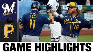 Brandon Woodruff leads Brewers to 3-0 win  Brewers-Pirates Game Highlights 72920