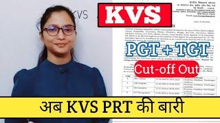 KVS PGT TGT Result Cutoff 2023 Release  KVS Result Cutoff 2023  KVS PRT TGT PGT Result Cutoff 