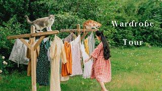 #112 Everything about my clothes dresses aprons…  Wardrobe Tour  Vintage Outfits