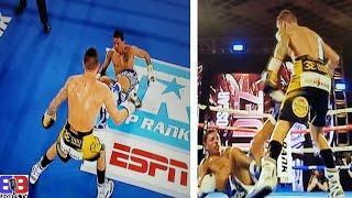 SAVAG£  OSCAR VALDEZ BRUTALLY KNOCKS OUT MIGUEL BERCHELT IN THE 10TH ROUND TO WIN WBC TITLE 