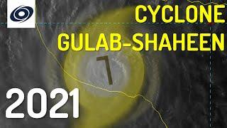 The Track of Cyclone Gulab-Shaheen 2021