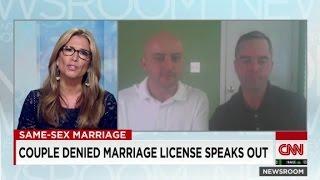 Couple denied same-sex marriage license