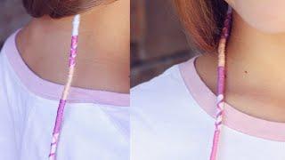 How to do a Hair Wrap  DIY Hair   Brown Haired Bliss  Quarantine Hair