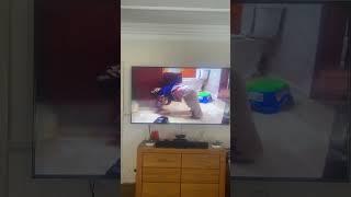 America’s Funniest Home Videos - Little boy drops the pacifier and he tries to reach it and he cries