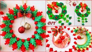  3 ИДЕИ  РождественскийНовогодний венок. DIY Christmas Decorations