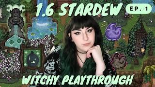 Something Wicked Witchy Stardew Valley Playthrough  Spring Y1 Episode 1