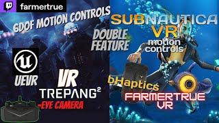 Trepang2 VR UEVR 6DoF & Subnautica Submersed VR  Eye cam #vr #quest3 #live #pimax Crystal