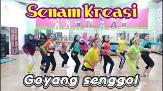 Senam Kreasi Dangdut Remix GOYANG SENGGOL  Choreo Watik Primadona