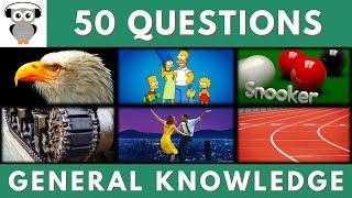 General Knowledge Quiz Trivia #174  Eagle The Simpsons Snooker Ball War Invasion La La Land