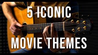 5 ICONIC Movie Themes - Instrumental Guitar