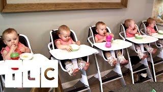 Feeding And Bathing 5 Babies  Outdaughtered  S2 Episode 1