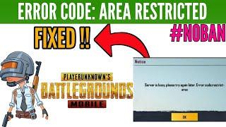 Pubg Mobile Restricted Area Error Without VPN